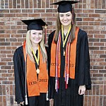 city val sal11 Valedictorian Sarah Hardin and Salutatorian Jaslyn Langford