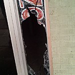 pool hall window pool hall window
