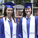 vardaman val sal8 Valedictorian Brianna Caradine and Salutatorian Shannon Reedy