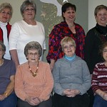 Seated, Mae Litton, Julia Harrison, Nanette Williams, Rita Hodges; standing, Barbara Bryant, Betty Dismuke, Leslie Spivey, Frances Burt. Not pictured, Jackie Peden, Judy Moore, Pam Helms and Barbara Schreick.