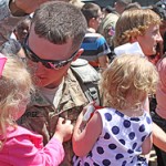 murphree Cody Murphree was among the soldiers of the 289th Engineers, headquartered in Bruce, that were welcomed home by family and friends as they landed at Tupelo Regional Airport Thursday morning after a year deployment in Afghanistan. Photo by Joel McNeece