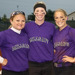 The all conference team girls are Caroline Thompson, Emily Collins and Kaitlyn Doles.