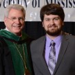 William Morgan, 2013 UM Taylor Medal recipient with Chancellor Dan Jones Chancellor Dan Jones and Stephen Morgan