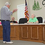 parker Mr. Parker discusses the future of his fireworks stand with the Bruce mayor and board.