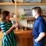 joel stephanie leland Leland Progress Publisher Stephanie Patton and MPA President Joel McNeece at the newspaper office in Leland.